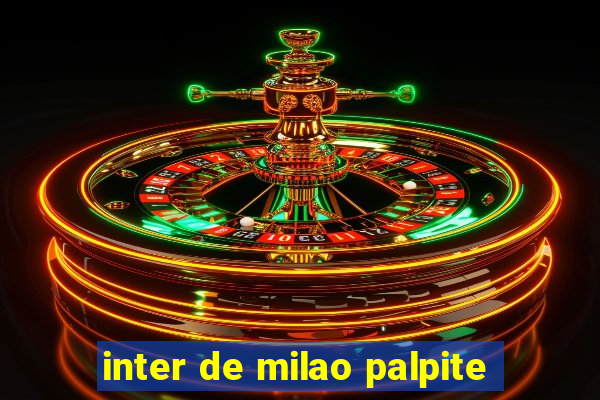 inter de milao palpite